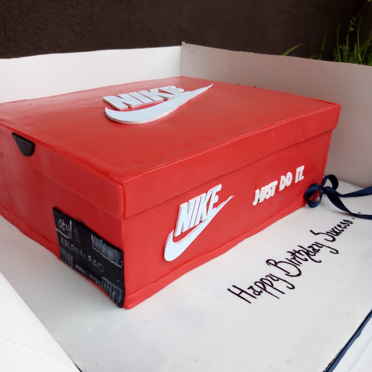 Red Nike shoe box editorial stock image Sneaker Box Label Template - Sneake...