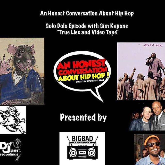 bigbadradio's tweet photo. New Episode OF @ahcahh_podcast dropping today on #bigbadradio 
Solo Dolo featuring @simkapone “True Lies and Videotapes”

This episode we discuss Kanye announcement of his new Jesus is King project. Is Ye rally finding himself through religion or is this… https://t.co/EJlg1weF78 https://t.co/9LL1Vp0zl6