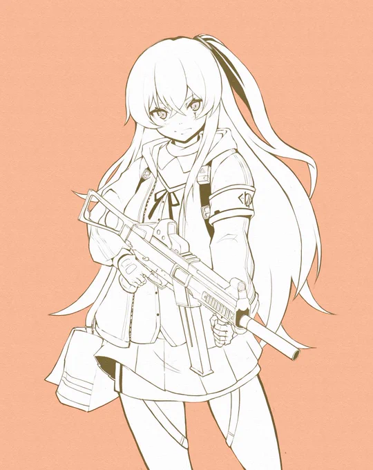 UMP45
あと改めて思ったのが45姉スカートの下タイトスカートっぽいの履いてるのかな?かわいい 