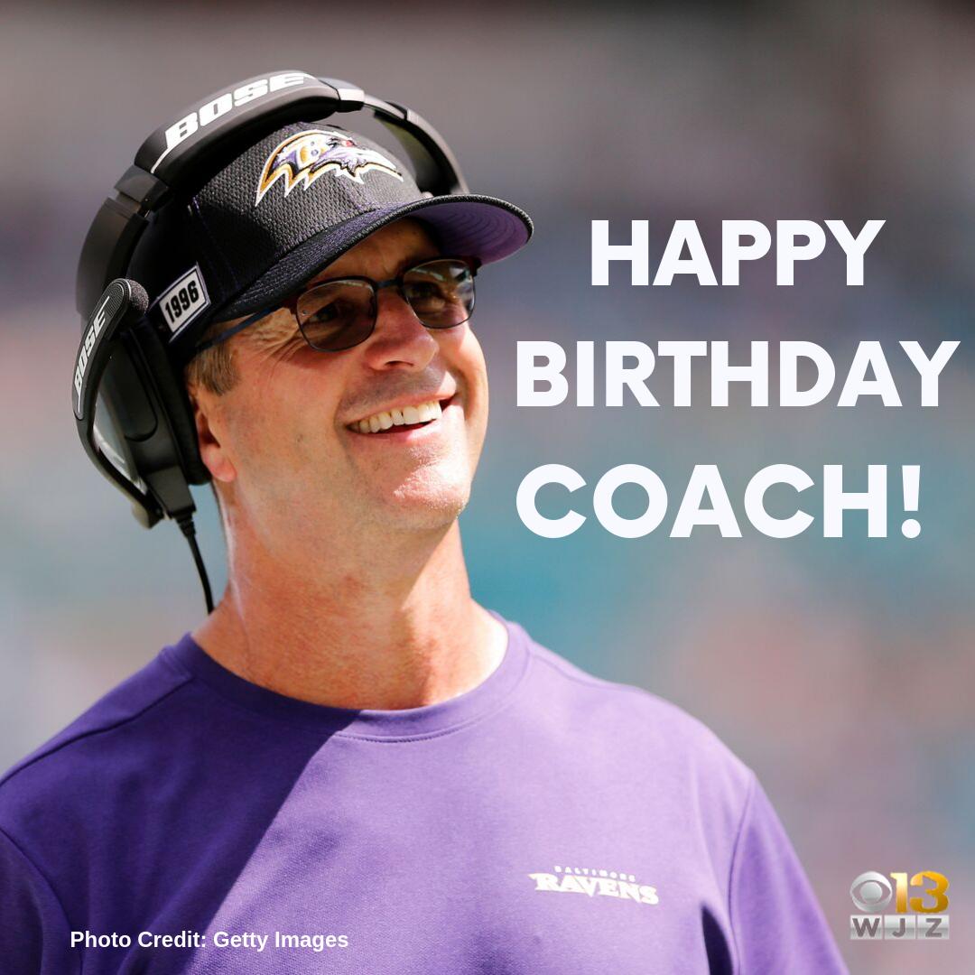 Happy Birthday to Ravens coach John Harbaugh!  
