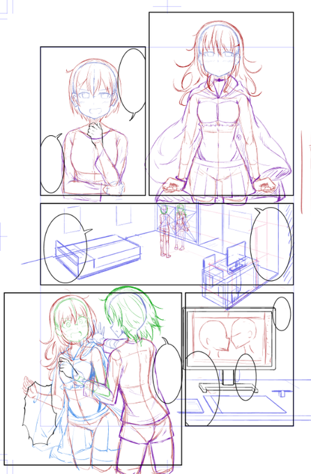 おまけ漫画作画中～
2P×3カプになっております 