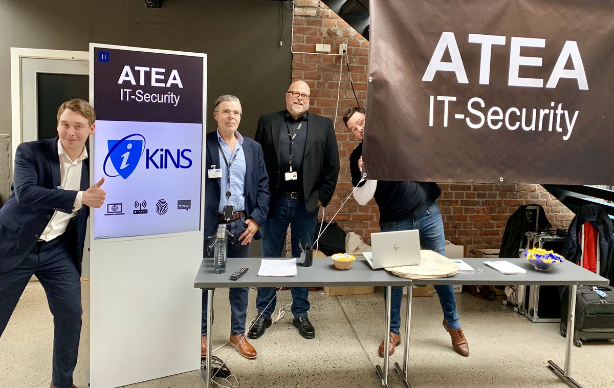 Thomas Tømmernes (@ttmmernes) on Twitter photo Stemnings rapport fra KInsTech med 90 kommuner on site..
<a href="/AteaNorge/">Atea Norge</a> er godt representert med <a href="/ttmoe/">Trygve Moe</a> <a href="/tgrodahl/">Theodore Grødahl</a> <a href="/VegardKjer/">Vegard</a> & <a href="/TTmmernes/">Thomas Tømmernes</a>
God stemning, gode foredrag og kloke sikkerhetssamtaler. Spesielt #IRT er et hott tema👍
<a href="/chrisbros/">Christian Currell Brosstad 💬</a> <a href="/BorgeWilh/">Børge Wilhelmsen</a> <a href="/storageseller/">Chris Ashby</a> <a href="/JacobsMichja/">Michael Jacobs</a> Stemnings rapport fra KInsTech med 90 kommuner on site..
<a href="/AteaNorge/">Atea Norge</a> er godt representert med <a href="/ttmoe/">Trygve Moe</a> <a href="/tgrodahl/">Theodore Grødahl</a> <a href="/VegardKjer/">Vegard</a> & <a href="/TTmmernes/">Thomas Tømmernes</a>
God stemning, gode foredrag og kloke sikkerhetssamtaler. Spesielt #IRT er et hott tema👍
<a href="/chrisbros/">Christian Currell Brosstad 💬</a> <a href="/BorgeWilh/">Børge Wilhelmsen</a> <a href="/storageseller/">Chris Ashby</a> <a href="/JacobsMichja/">Michael Jacobs</a>