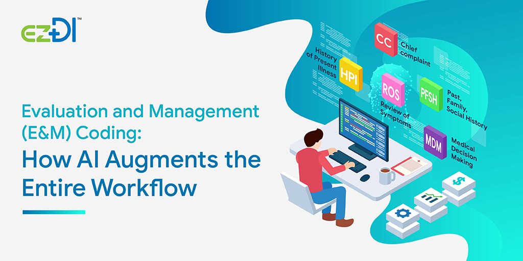 mediscribes's tweet image. How NLP-powered CAC can help improve E/M coding efficiency. bit.ly/2kwexYy
#ComputerAssistedCoding
#HealthcareAI #ArtificialIntelligence #EvaluationandManagement #CPT #MedicalCoding