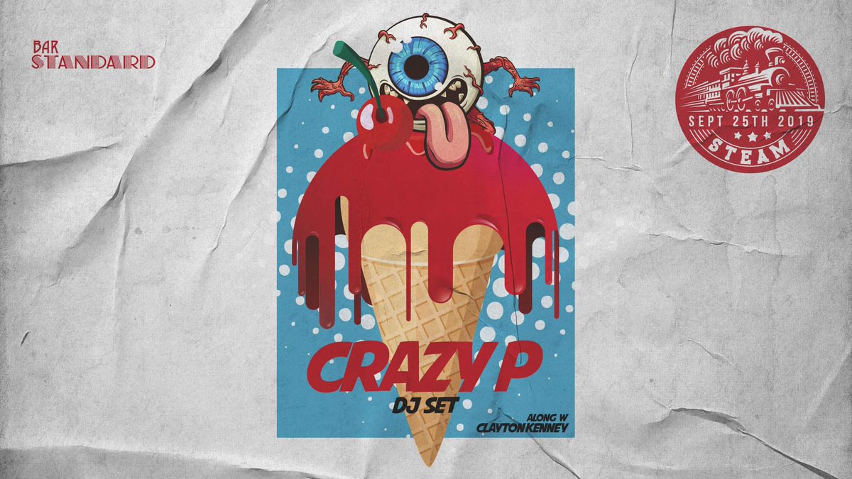 Disco + pizza + a school night hangover...this could be your glorious future! Playing tunes with <a href="/crazypmusic/">Crazy P</a> this Weds <a href="/BarStandard/">Bar Standard</a>. Come dance. Cc: <a href="/TheHundred_co/">TheHundred Presents</a>