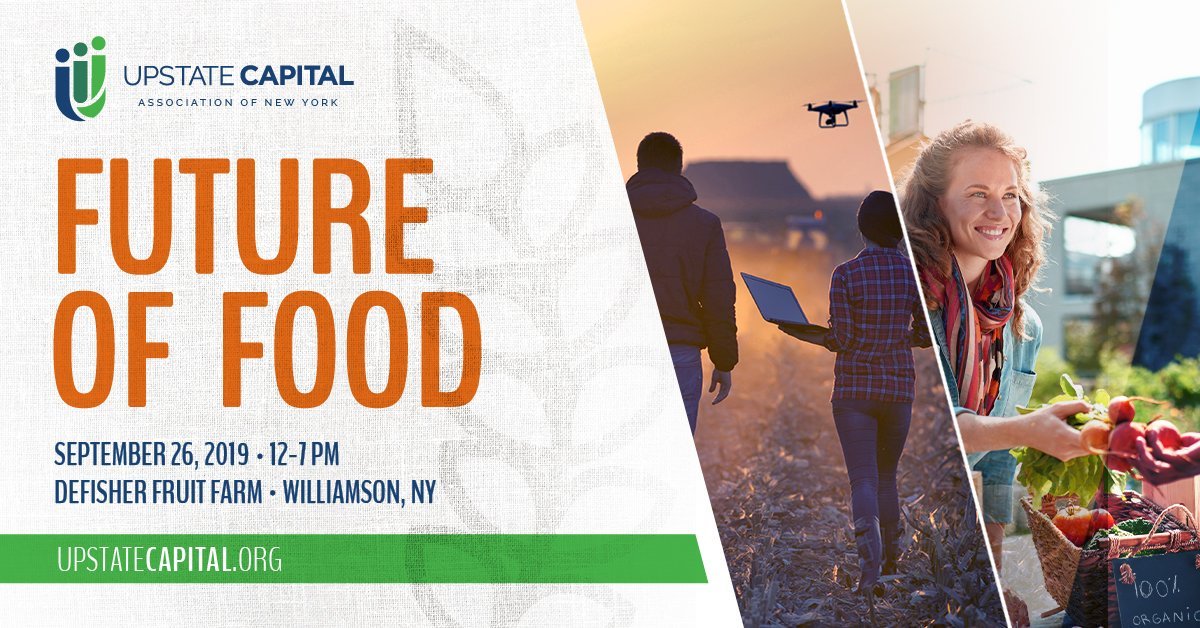 Thrilled to be involved in helping to bring The Future of Food event to Wayne County this year! Thank you <a href="/UpstateCapital/">Upstate Capital Association of NY</a> for selecting Wayne County and DeFisher Fruit Farms to host this exciting event!