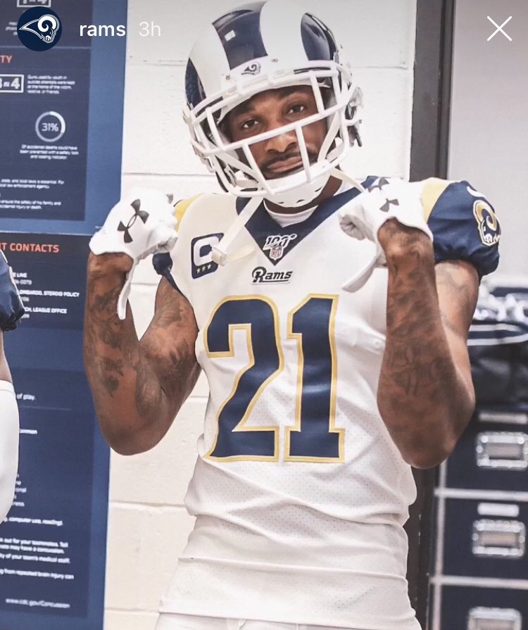 21MotivationFo's tweet photo. It's Motivation Monday, but it's also Celebration Monday!! The @RamsNFL are 3-0 and our Founder @AqibTalib21 has been holding it down as Team Captain! Winning requires motivation and hard work, so take the time to celebrate your wins this week! #MotivationMonday #RamsNation https://t.co/bYNCdxw7OC