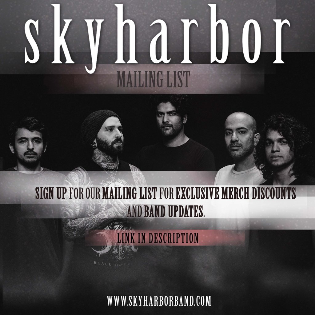 This week we’re dropping some new limited edition merch. To get early access to new merch, discounts and news you can sign up here: mailchi.mp/skyharbor.band…