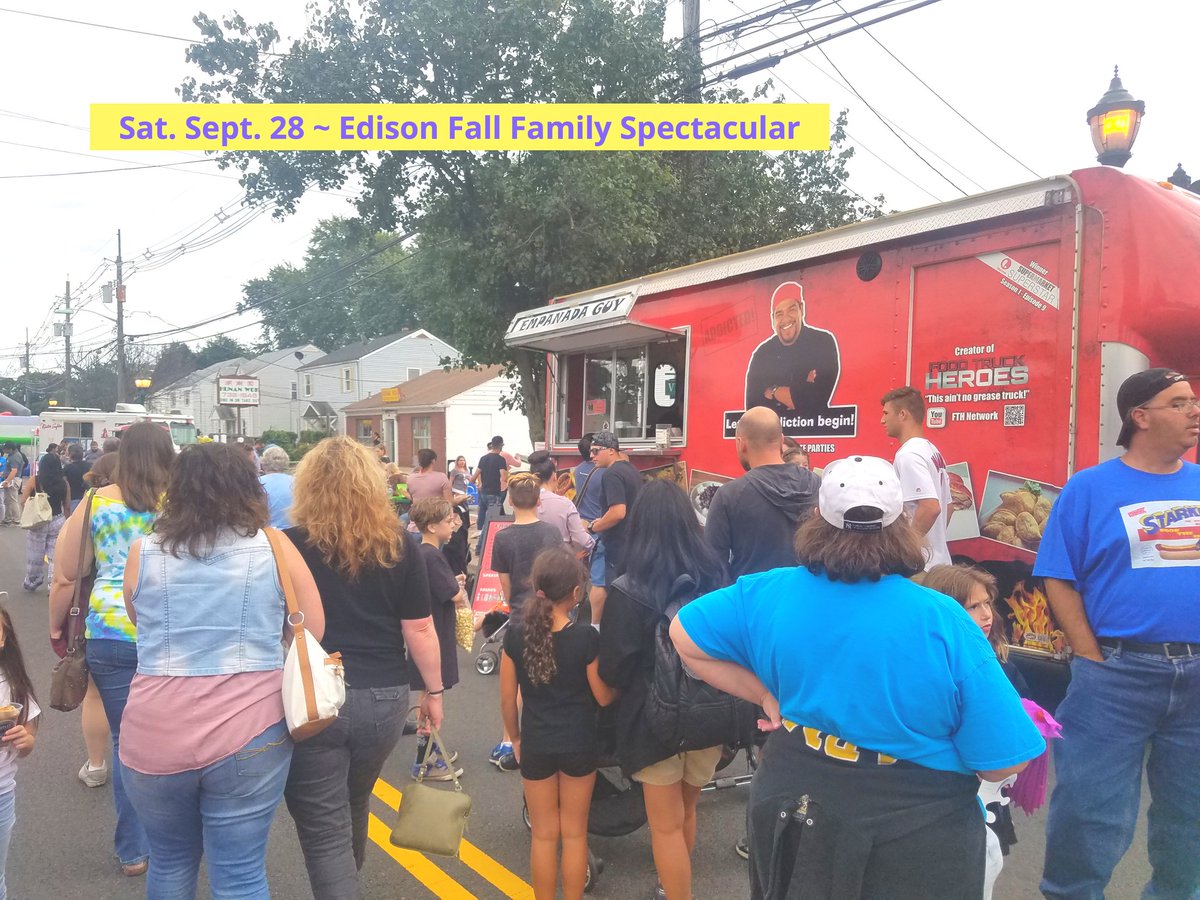 Edison, NJ Fall Family Spectacular ~ Sat. 9/28, 11-11PM. Free admission. Rain or Shine. Hosted by Township of Edison &amp; Edison Township Recreation. (GPS: 1011 Amboy Ave.). #EdisonFallFamilySpectacular #JCEvent #Edison #streetfair #EmpandaGuy jcpromotions.info/calendar/event…