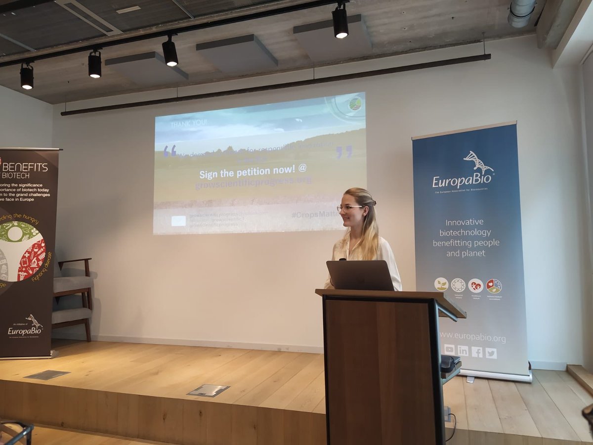 Successful day in Brussels at the European Biotech Week promoting scientific progress in the EU! #biotechweek
If you haven‘t yet, sign here: bit.ly/2ZgAjyE