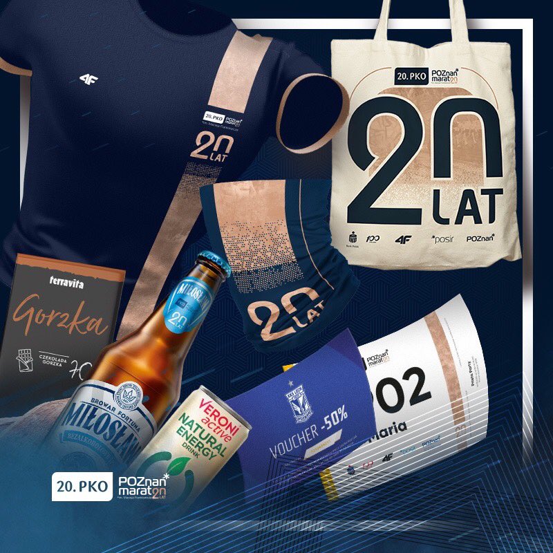 poznanmaraton's tweet photo. Pakiet startowy @poznanmaraton! #pkobiegajmyrazem #4F #Aquanet #Veroni #Terravita #BrowarFortuna #KKSLechPoznań https://t.co/4rxEyPUwFd