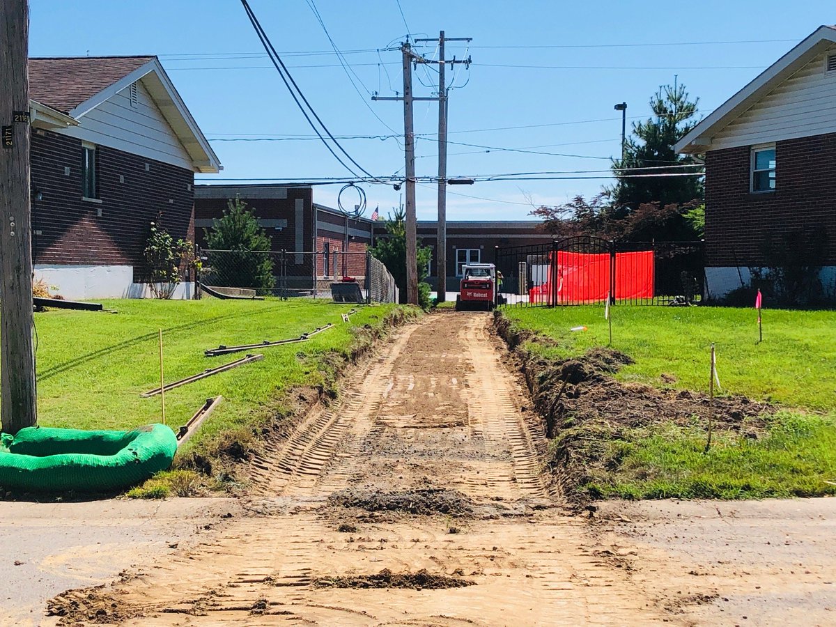 OrchardFarmRV's tweet image. Construction on the Discovery Walking Trail is underway. 🚧 #PropR