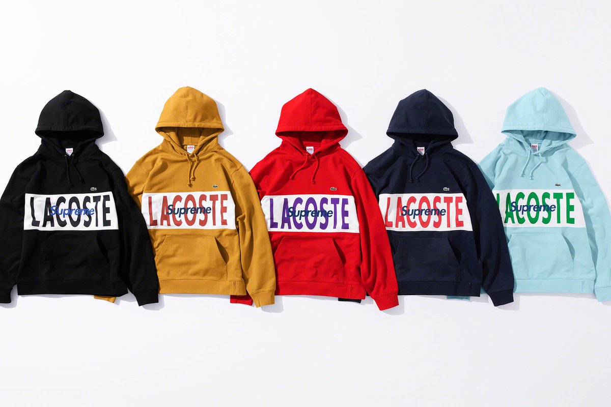 supreme panel hoodie