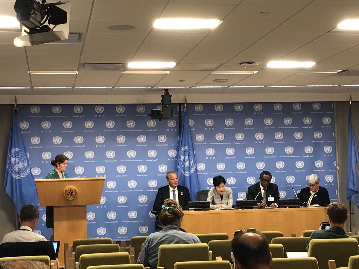 jasonhartke's tweet image. At a presser at the #ClimateActionSummit, @NaokoIshiiGEF discussed launch of #ThreePercentClub, with a goal that lowers emissions &amp;amp; enhances economic prosperity. Delivering on #ThreePercent target will create energy savings of more than half a trillion dollars per year by 2040.