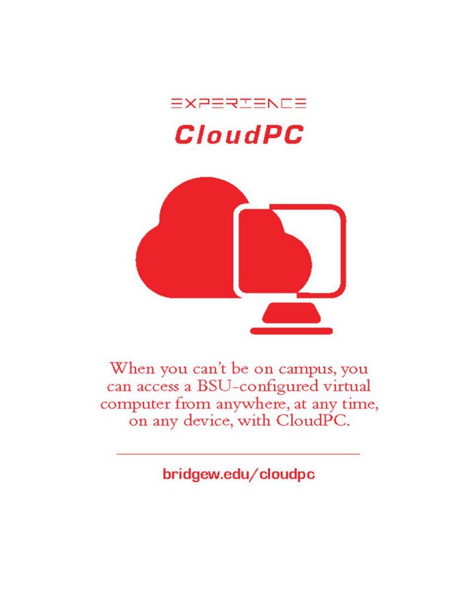 bridgewinfotech's tweet image. BSU computers, anywhere, anytime. Experience CloudPC.
#ExperienceIT #CloudPC #virtualcomputing #productivity #ThisisBSU #mobile #EdTech