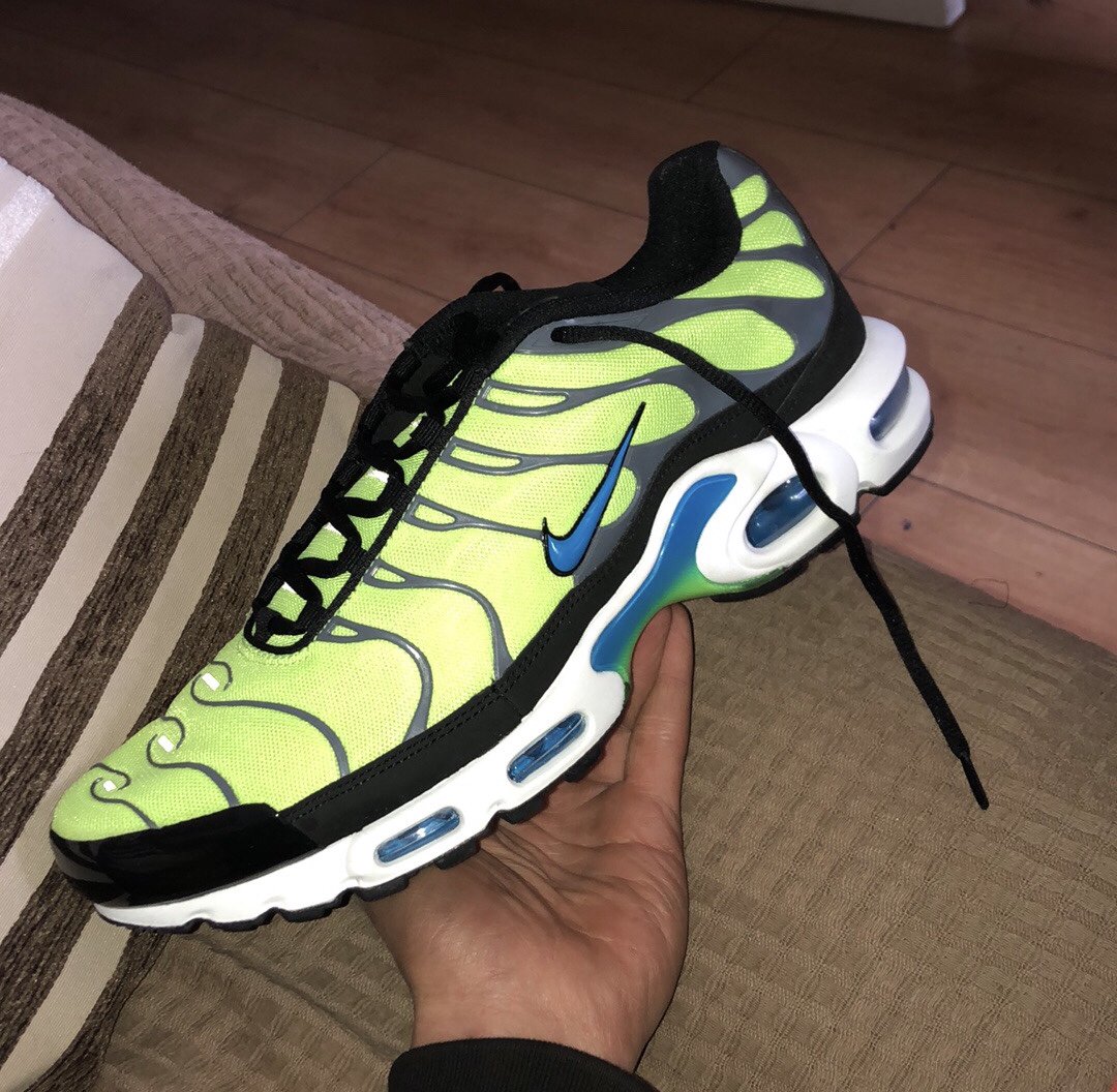 nike tn scream green