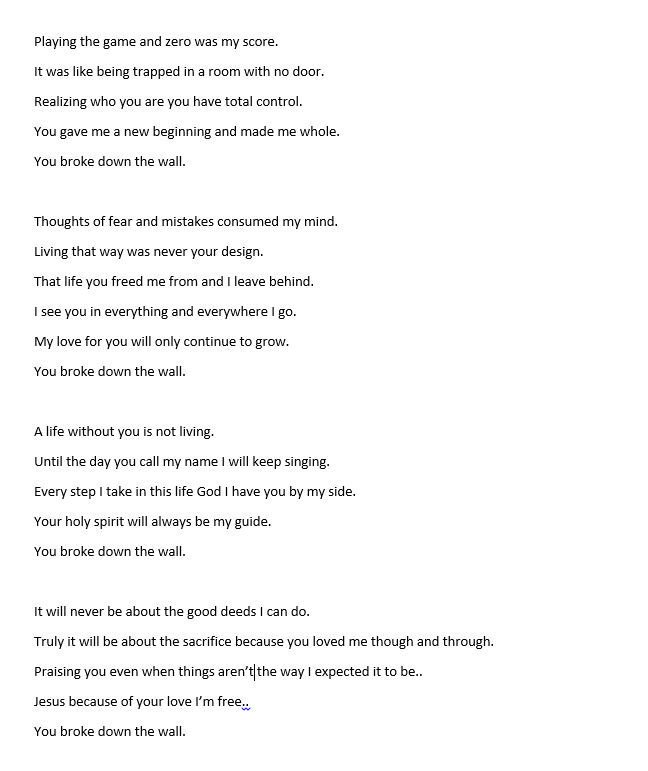 V8Build's tweet image. Older Song. Broke Down The Wall- Share if you like. Will record acoustic version. #Hespowerful #AllthingsthroughChristwhogivesmestrength
#Hesincontrol