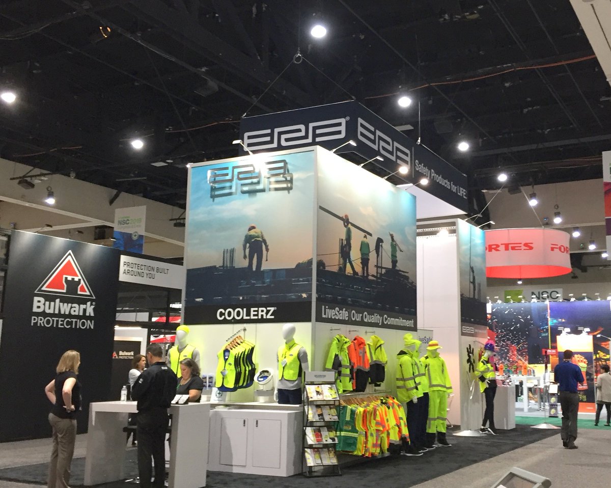 centpoint's tweet image. CenterPoint Marketing‘s #facetofacemarketing partner 
ERB Industries recently exhibited at the 2019 @NSCsafety with a full-line of safety apparel, gloves, eyewear, and ear and head protection #NSCExpo #exhibits #tradeshow #tradeshowprof #exhibit