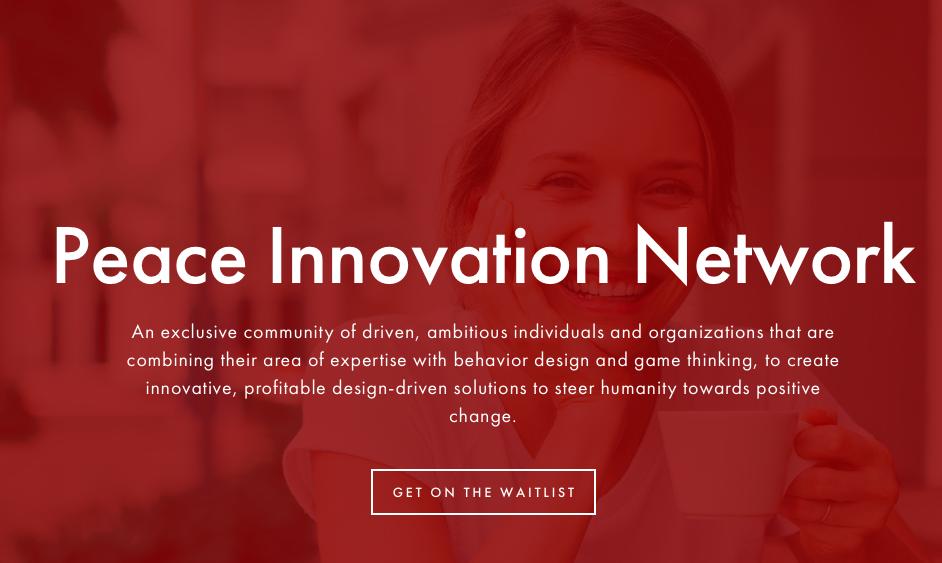 Are you an entrepreneur who wants to join your peers in creating profitable solutions towards peace?  Join me at the Peace Innovation Network launching this fall.   #peacetech <a href="/peaceinnovation/">Peace Innovation Institute</a>

ow.ly/u5sz50wmYC3