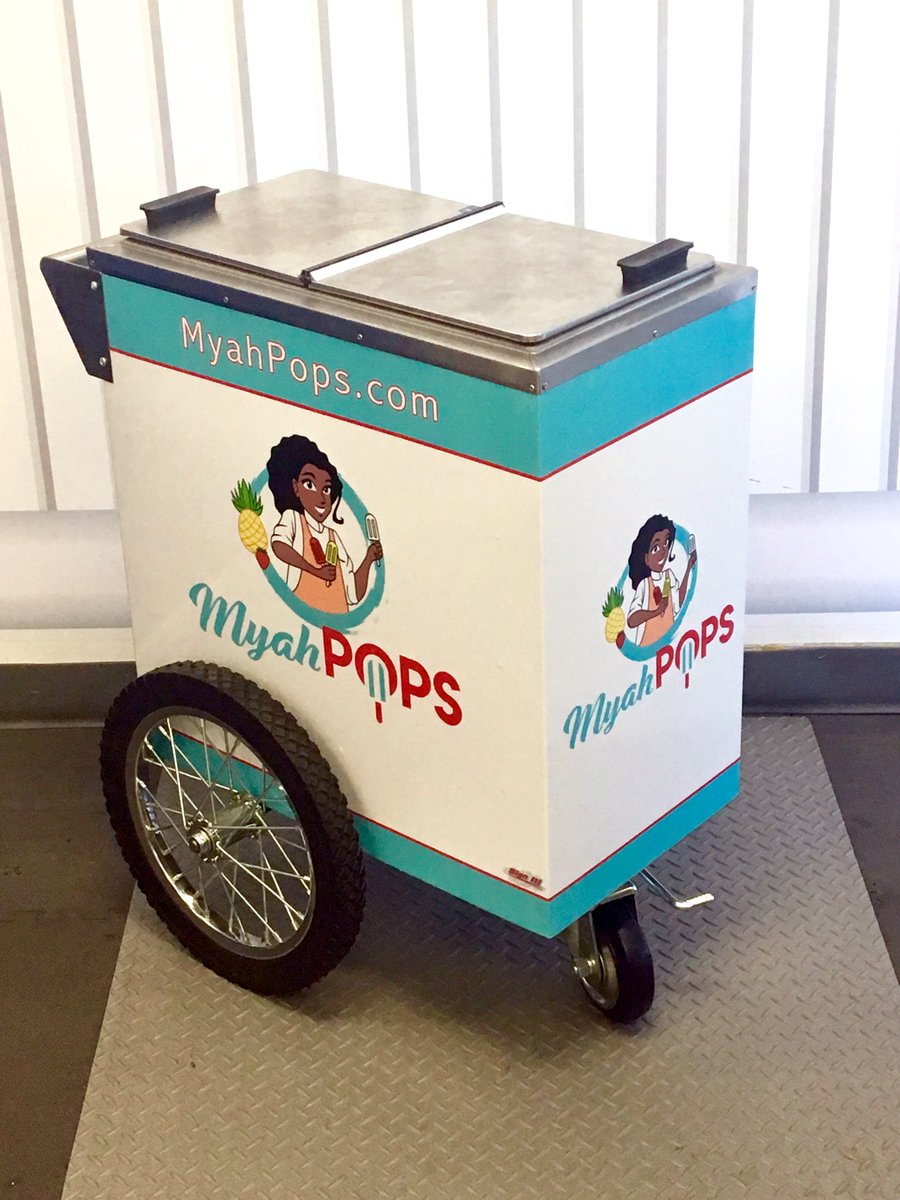 Custom pop cart for MyahPops.com by Sign It!. Come by Sign It! to see what we can wrap for you!