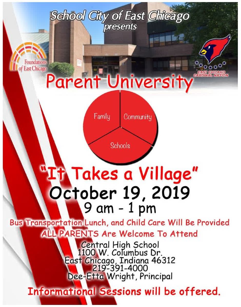 Mark your calendars! FEC believes in School City of East Chicago and resources such as these make a difference!