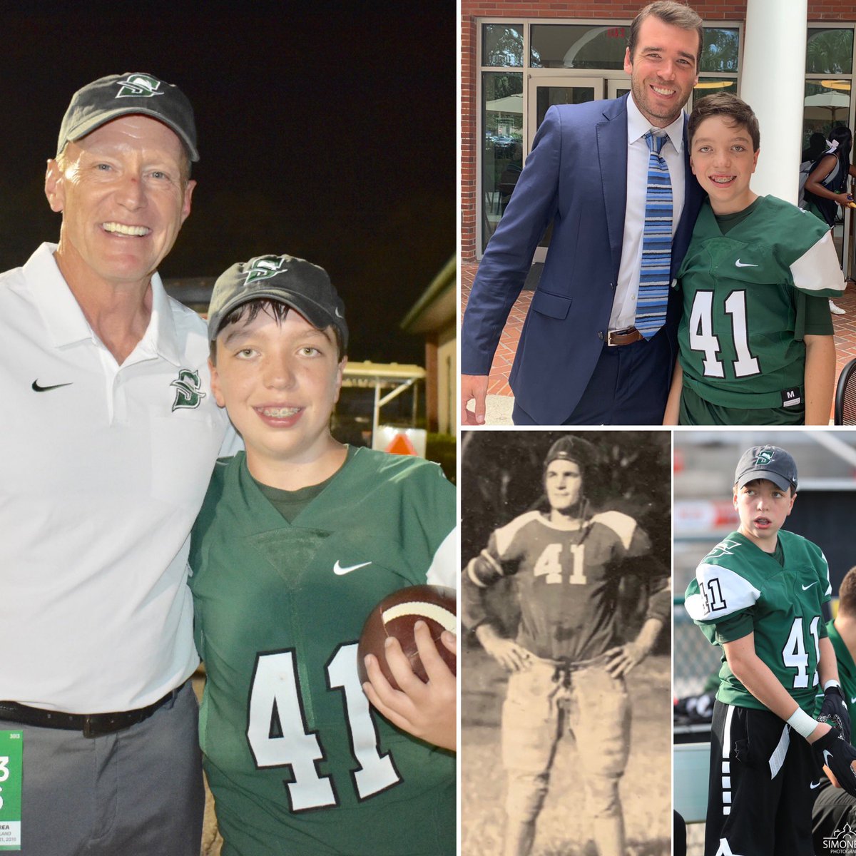 What JOY Clint felt when he learned he’d be the @StetsonHatters honorary Captain Sat night. Such a gracious, kind & compassionate team! @coachroghughes @CoachClayMazza & entire @StetsonFootball staff not only teaching them to be great football players, but great men! #stetson #41