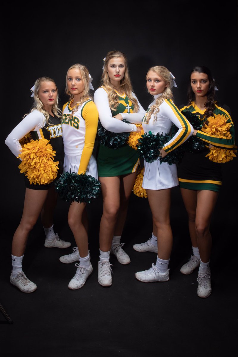 StXTigerCheer's tweet photo. We’re Ready for Pride Week...let the games begin. Go Tigers!!! #WeAreStX #stxcheer https://t.co/0nnY2itgbc