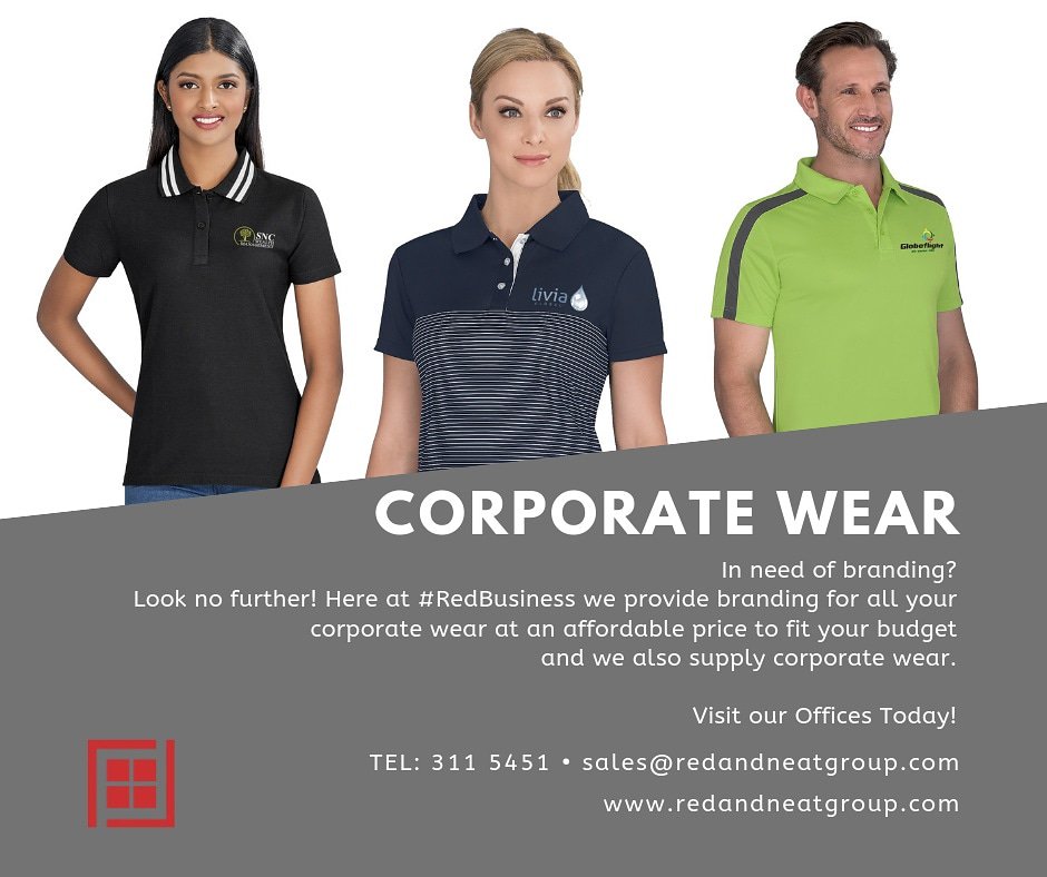 RedandNeatGroup's tweet photo. Need Something Branded?
Look no furtherโฆ at #RedandNeat we design and print corporate wear which is sure to make your brand STAND OUT and put you on the cutting edge of unique branding. Call us today and we promise no to disappoint!๐๐
#RedDeals #brand #promo #RedBusiness https://t.co/r3TGPdQwt0