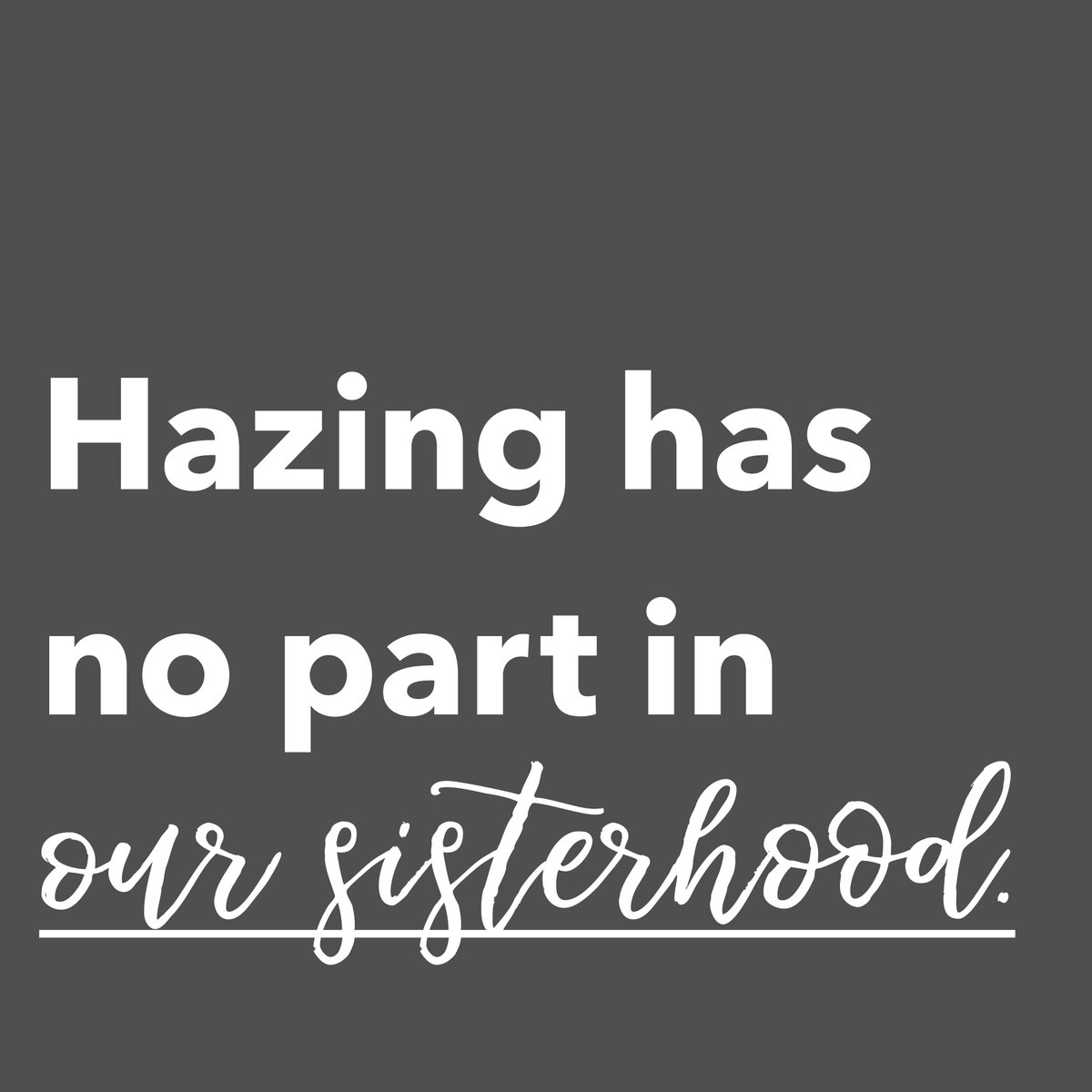 Delta Gamma believes in the integrity and dignity of all people. Because we support basic human rights, social responsibility, friendship and the power of hope, hazing has NO PLACE in our sisterhood. #hazingprevention

Join us on Instagram for #NHPW19: instagram.com/deltagamma_eo/