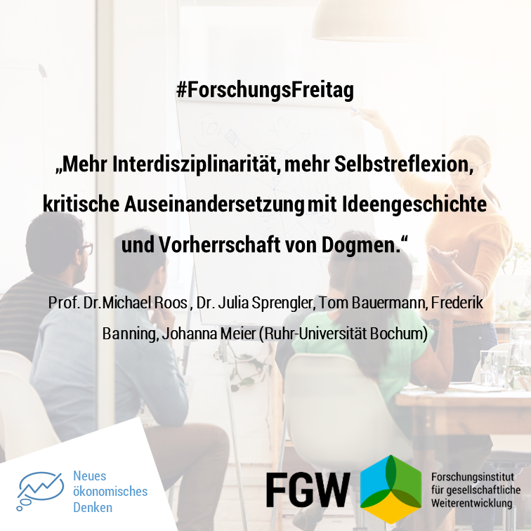 Welche Einstellungen haben VWL-Doktorand*innen gegenüber ihrem Fach? Quantitative Befragung u.a. von Michael Roos &amp; Tom Bauermann <a href="/ruhrunibochum/">Ruhr-Universität Bochum</a> <a href="/PluralEcon/">Netzwerk Plurale Ökonomik</a> #ForschungsFreitag bit.ly/2NCvuy9