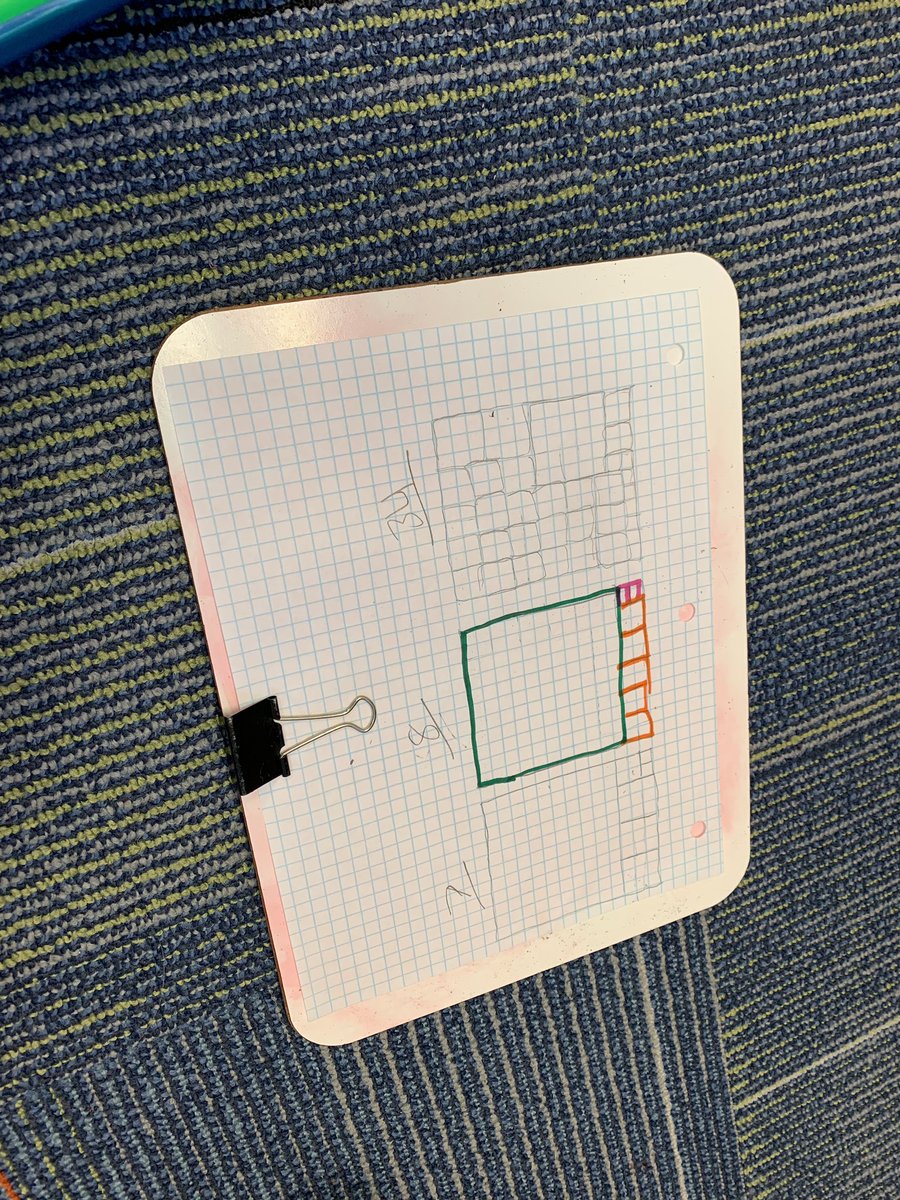 mrszutter's tweet photo. What is the fewest number of squares that can fit inside an 11x13 rectangle? Proud of these mathematicians who persevered to find solutions. The lowest number we found was 7. Anyone up for the challenge? Thanks https://t.co/UYA1fJrvUg! @PickElementary https://t.co/OYb4Yz8cMx