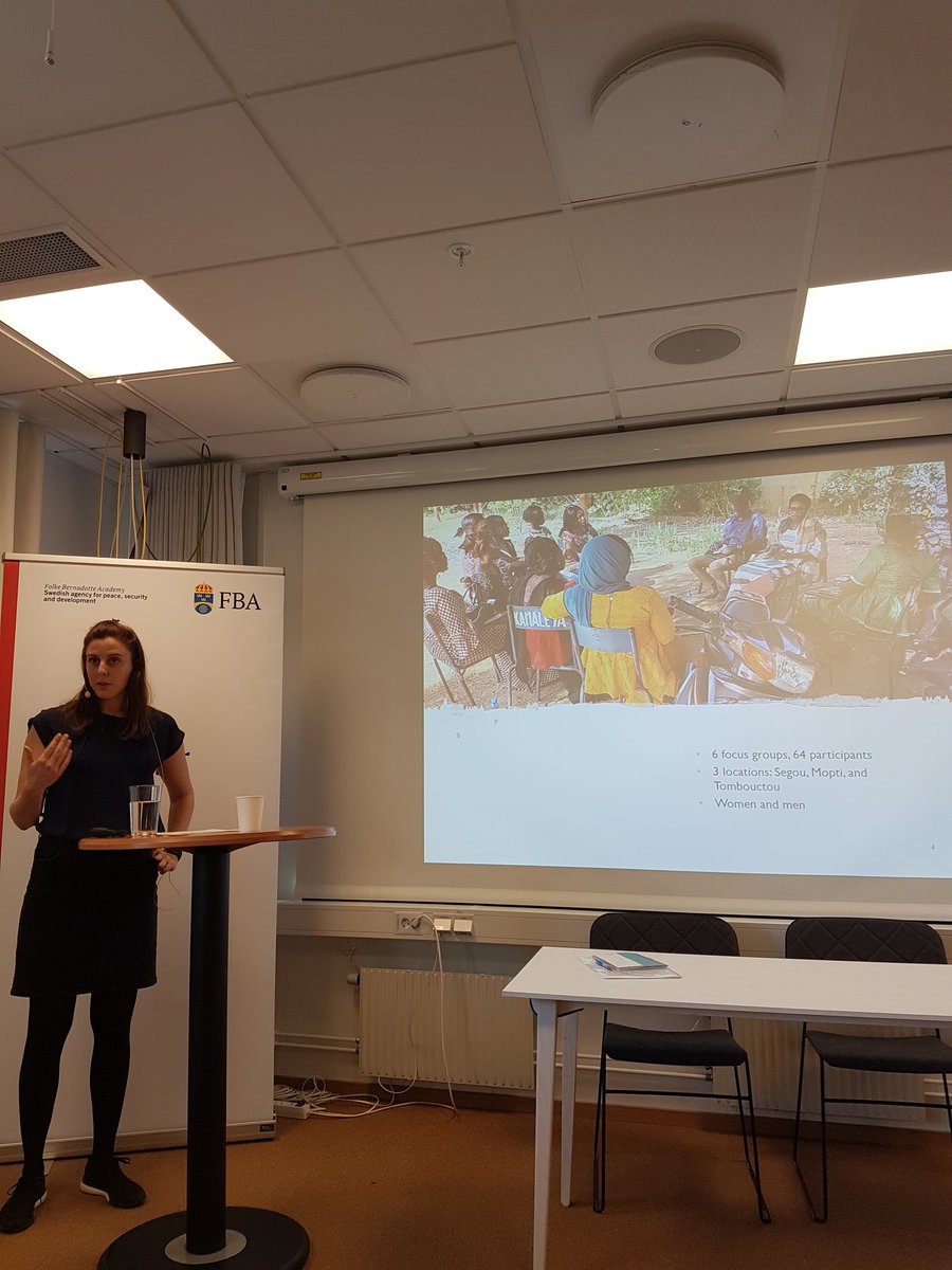 sur Legitim finger Diana Højlund Madsen on Twitter: "Based on her report on women's  participation in Mali our Nordic scholarship holder Jenny Lorentzen talks  about the local perception of 'Gender as western conspiracy' and the need  to involve men in gender work. https://t ...
