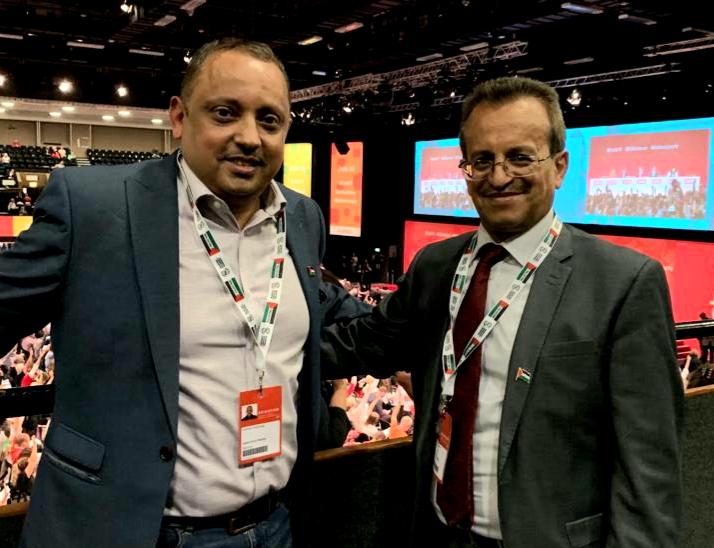HamdanDammag's tweet photo. At the Labour Party Annual Conference 2019 #lap19 with Mahmood Alazani @LabourYemen https://t.co/xOJ05vRg51
