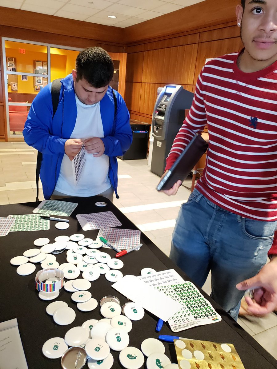 RT <a href="/NC_ResLife/">NC_ResLife</a>: Identity Week Pins! The Nichols WAY (Who Are You) <a href="/NicholsSGA/">Nichols College SGA</a> <a href="/Nichols_College/">Nichols College</a> @NC_BisonBeat <a href="/NC_ResLife/">NC_ResLife</a>