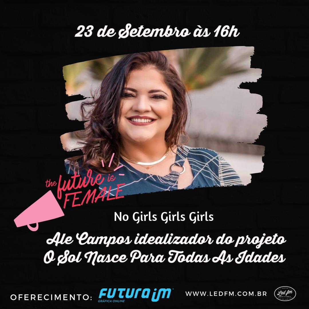 radioledfmrock's tweet image. É HOJE!! No Girls de logo mais, vamos receber a Ale Campos, idealizadora do projeto "O sol nasce para todas as idades". Não vá perder, é logo mais às 16 hrs na LedFm

ROCK D´VERDADE 

#girls #onpower #rockingirls #empoderamento #ledfm