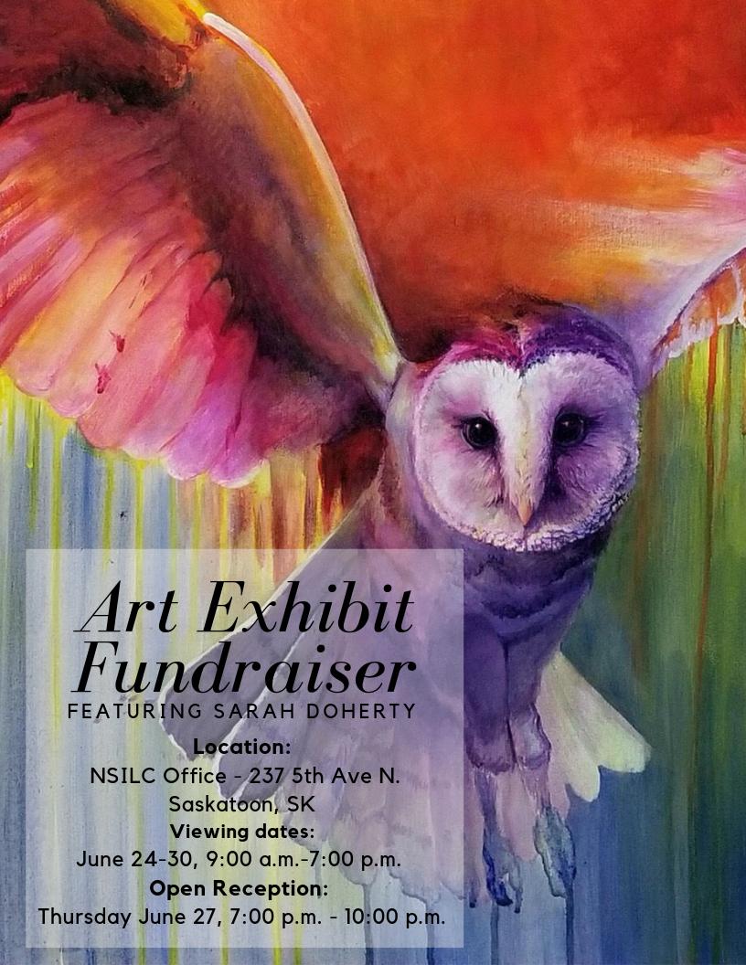 IL_Saskatoon's tweet photo. Only ONE more day until a week of art, drinks and talent!🎨

Make sure to come on out tomorrow to NSILC's very own Art Exhibit Fundraiser between June 24-30 from 9am to 7pm! Don't miss out 🖌️ https://t.co/b6dIOf3VZw