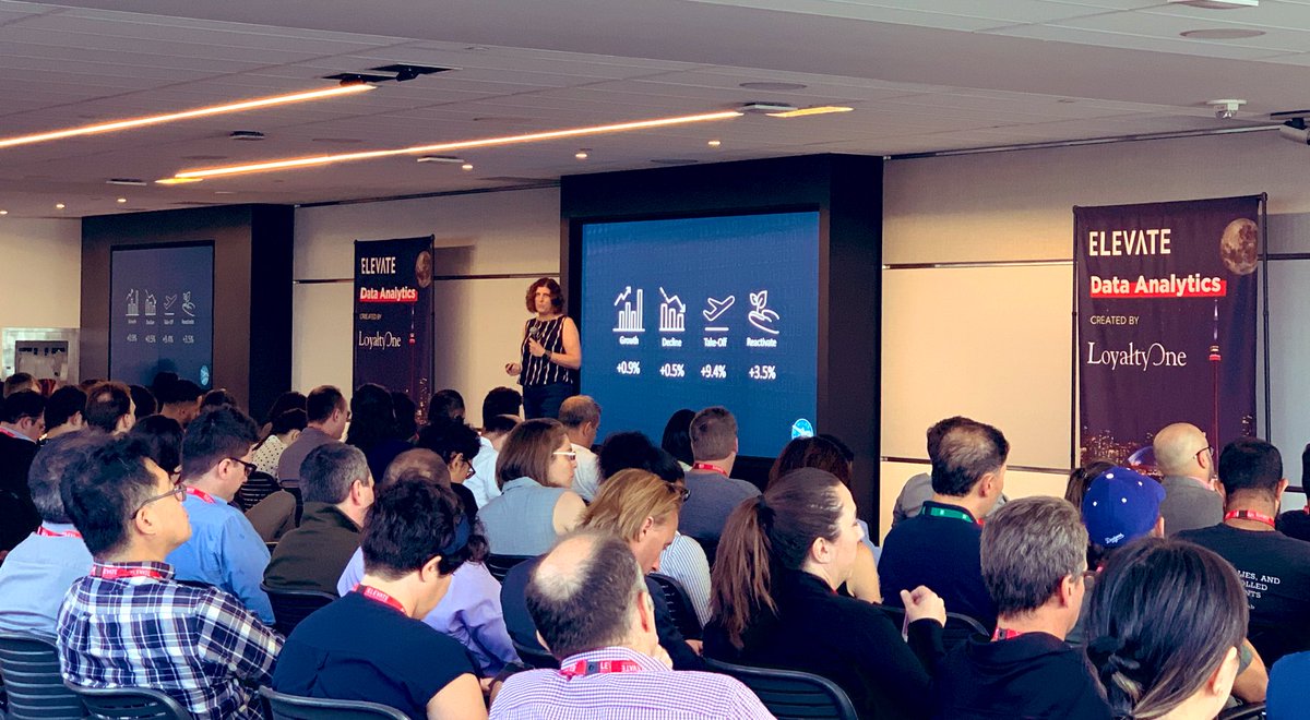 e2hln's tweet photo. Jane Moran from @LoyaltyOne at @ElevateTechFest #ElevateDataAnalytics stage is talking about tailoring data to personalize customer experience and fun examples from liqueur buyers predicting the likely purchase based on initial selection.
#PersonalizationAtScale is a big thing! https://t.co/ezm0eAKPC8