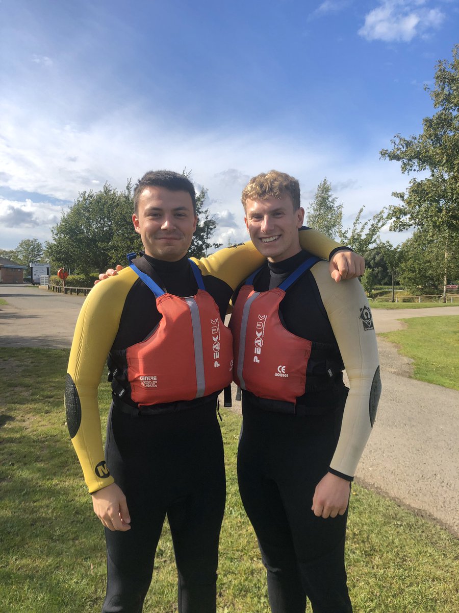 mrzalewski's tweet photo. Me and @MrJStokes19 with a great start to our #NQT year - a @TransformTSA residential to introduce us to fellow NQTs and the support around us. Also, a total wipeout course too. Because why not? https://t.co/bHRfLJ6Gx4