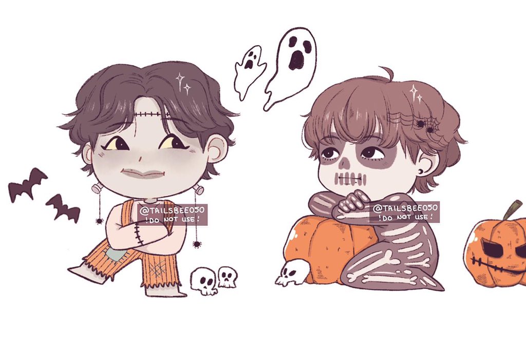 Finished the Halloween-themed bangtan sticker designs ๐ธ๐ฆ๐๐ท๐๐ป๐
#bts #btsfanart