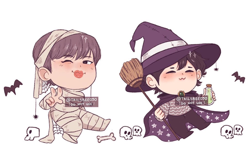 Finished the Halloween-themed bangtan sticker designs ๐ธ๐ฆ๐๐ท๐๐ป๐
#bts #btsfanart
