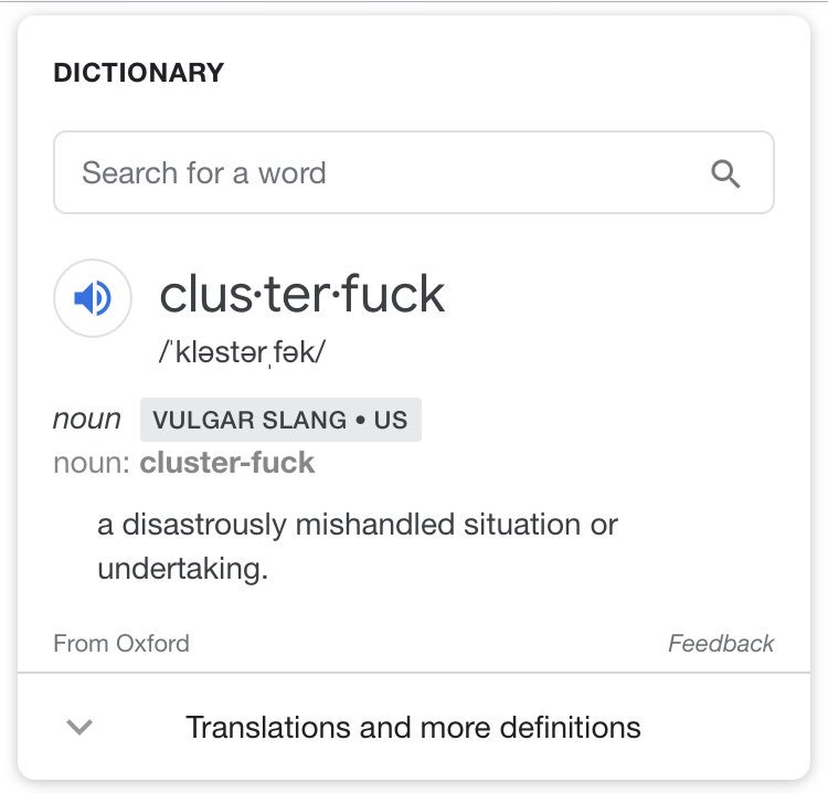 Because__Words's tweet photo. #clusterfuck #cluster + #fuck https://t.co/kuv4OR1WRr