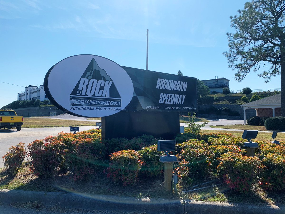Stopped at Rockingham Speedway on the way to the beach.