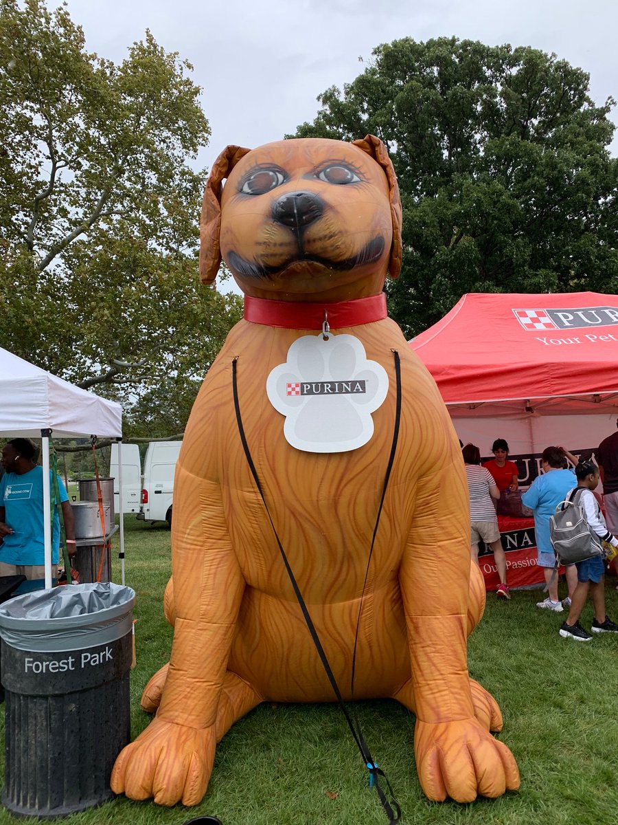 GFPBalloonRace's tweet photo. The @Purina  Entertainment Children's Area is always a big hit at #GFPBR! The Purina Pro Plan Performance Team performed three different shows throughout Race Day while their booth offered I.D. tags a&amp; more for our four-legged friends who stopped by! #purina https://t.co/MS3yC7Ie1p