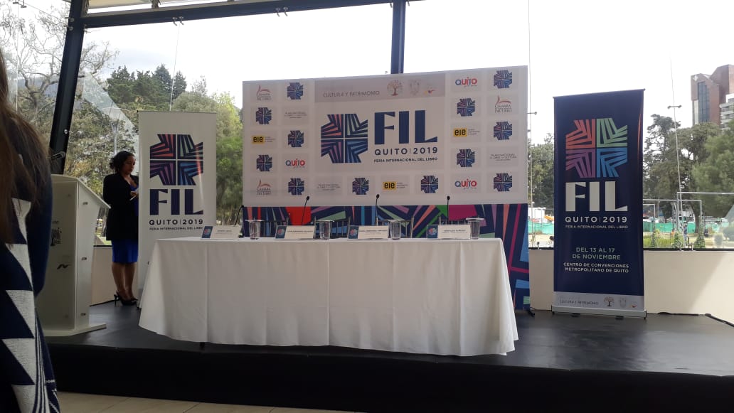 swfcuio's tweet photo. En este momento, estamos presentes en la rueda de prensa informativa sobre la XII @FILQuito 2019, donde participaremos junto a @ReadRugby. https://t.co/RMAMG4Wg22