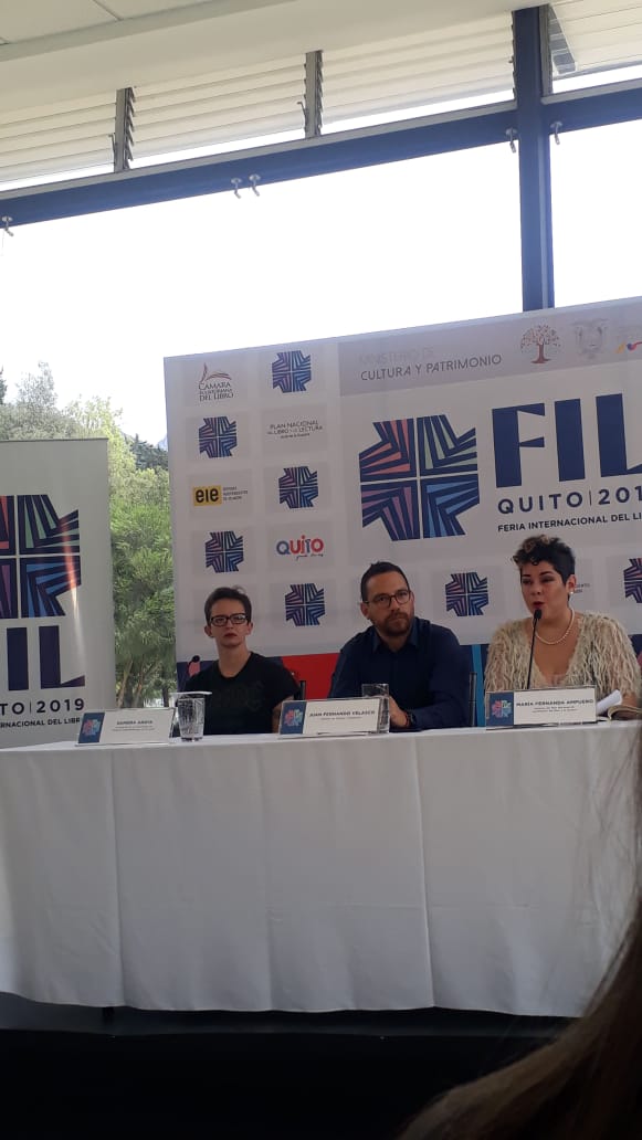 swfcuio's tweet photo. En este momento, estamos presentes en la rueda de prensa informativa sobre la XII @FILQuito 2019, donde participaremos junto a @ReadRugby. https://t.co/RMAMG4Wg22