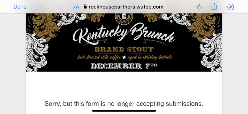 ESertyn's tweet photo. @TGBrews 🧐🤨 Looks like it closed prior to Tuesday September 24th https://t.co/Z2kTNrNmV0