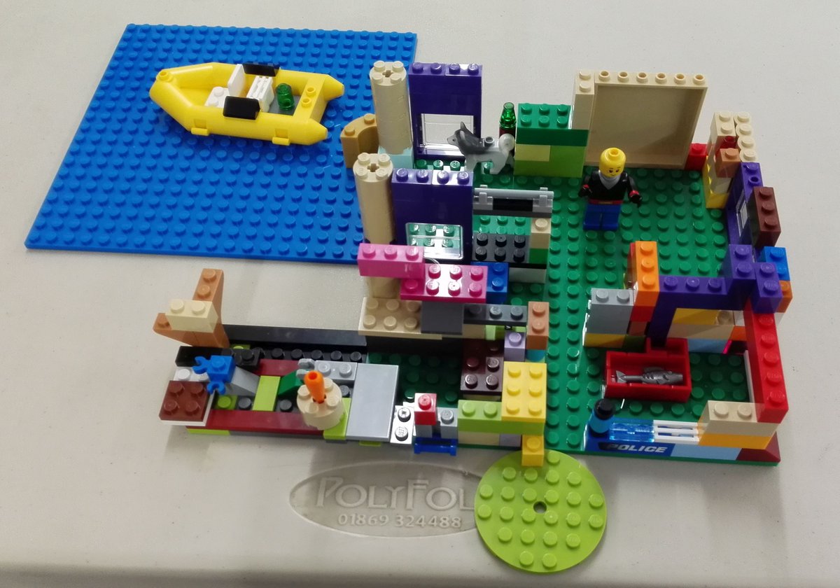 librariesweek's tweet photo. My #LEGOLibrary has access to water – you can arrive by boat!!! Rupert Harrison https://t.co/EtSlUnFxGd