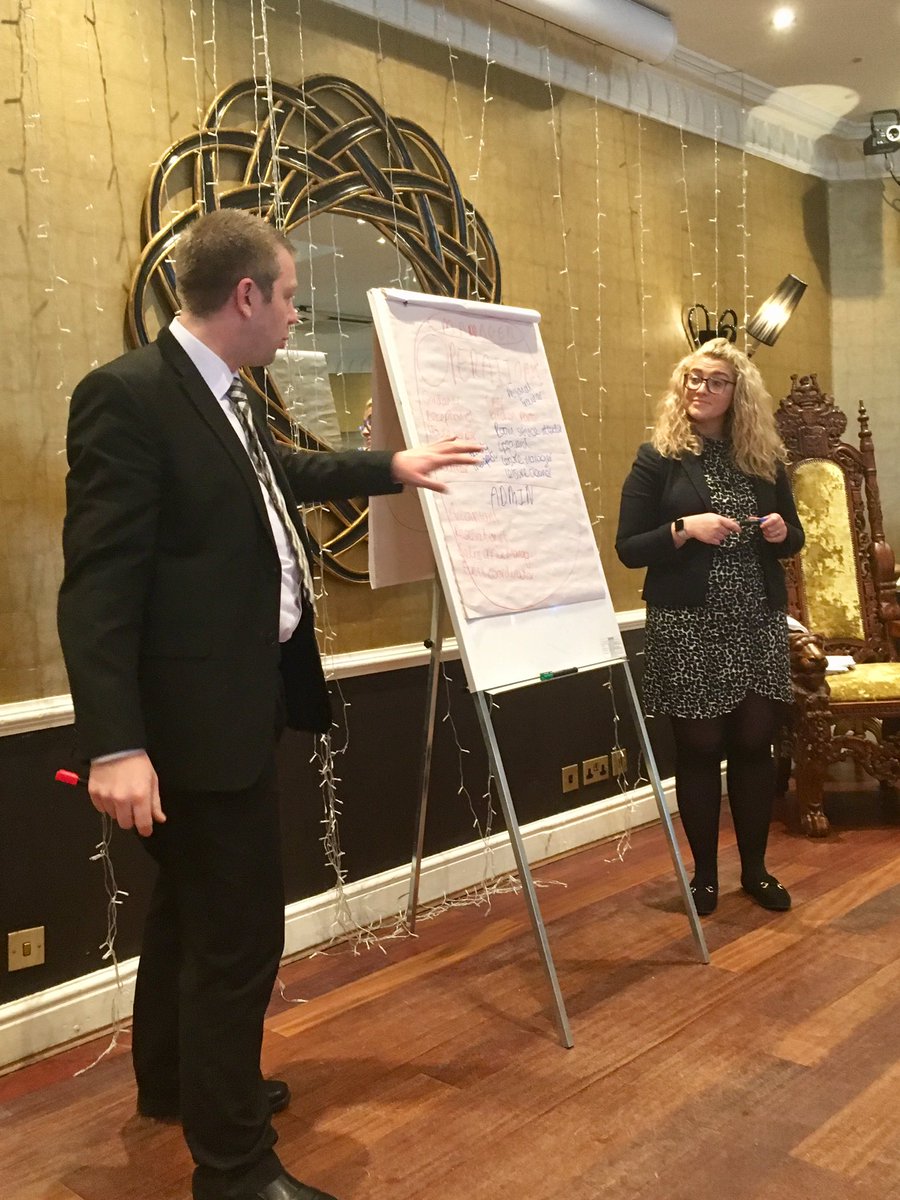 Big thank to Russell and Zoe <a href="/HH_LlyndirHall/">Llyndir Hall Hotel</a> for hosting an inspirational employer visit for pupils from <a href="/StChrisWrexham/">St Chris Wrexham</a> today.  Pupils getting an opportunity to set up a ‘perfect table’and the art of napkin folding! <a href="/CareersWales/">Careers Wales</a>