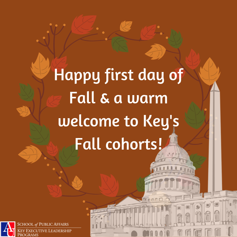 AUKeyPrograms's tweet photo. Happy first day of fall and welcome to all of our new and incoming fall cohorts! #keympa #careerjourney #leadershipdevelopement https://t.co/Rb7BE0Xor9