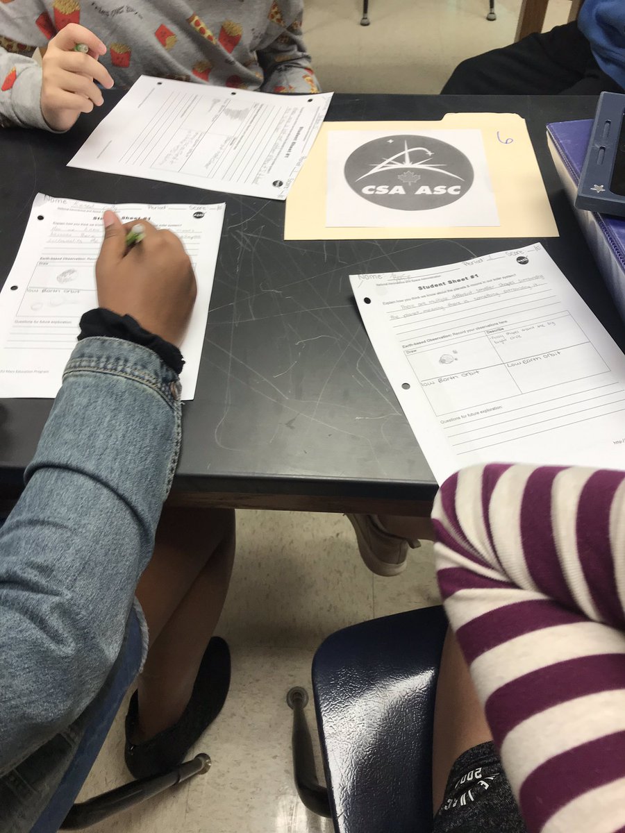 Catherine Sadowski (@sadowskiscience) on Twitter photo Students are learning the differences between earth-based and space-based observations from observing a new planet in space. Great observations and conversations! <a href="/westvikings/">West Vikings</a> Students are learning the differences between earth-based and space-based observations from observing a new planet in space. Great observations and conversations! <a href="/westvikings/">West Vikings</a>