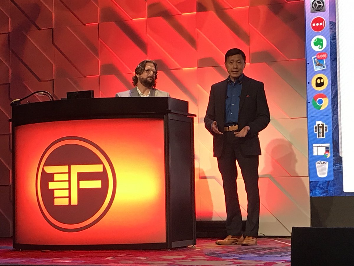 Finovate's tweet photo. .@PayFi_Payments demonstrating its end-to-end payment solution which includes client onboarding, a marketplace, and processing capabilities. #Finovate https://t.co/wSO1ICuu1f